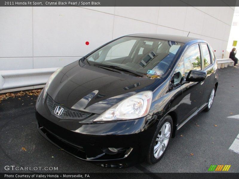 Crystal Black Pearl / Sport Black 2011 Honda Fit Sport
