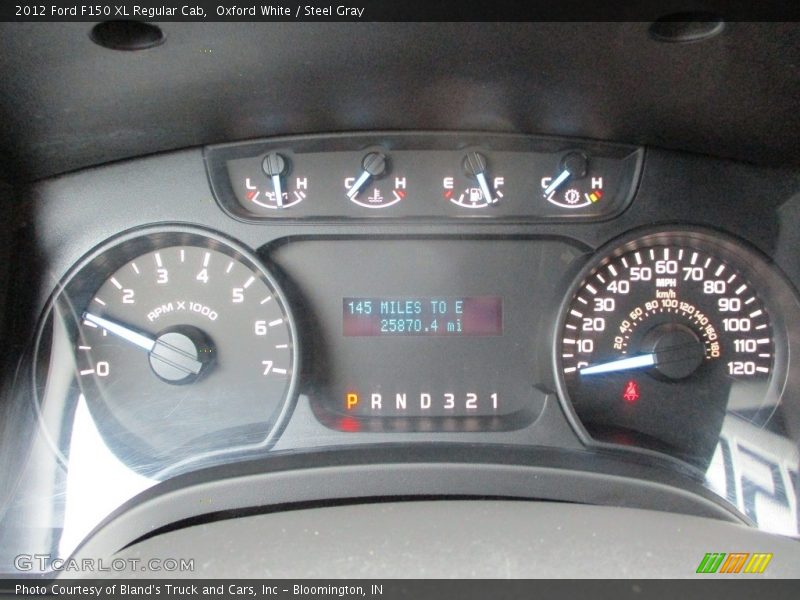 Oxford White / Steel Gray 2012 Ford F150 XL Regular Cab