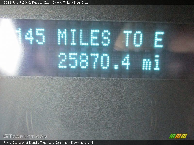 Oxford White / Steel Gray 2012 Ford F150 XL Regular Cab