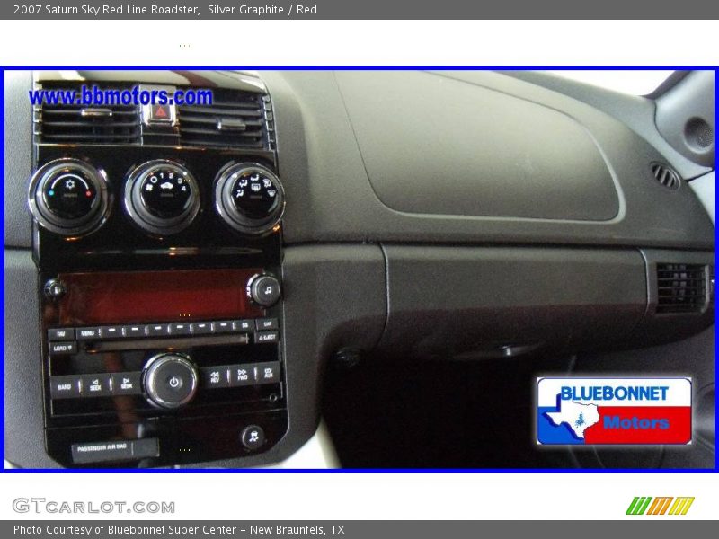 Silver Graphite / Red 2007 Saturn Sky Red Line Roadster