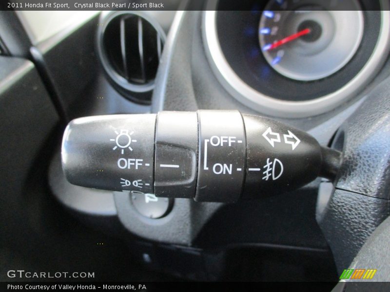 Crystal Black Pearl / Sport Black 2011 Honda Fit Sport