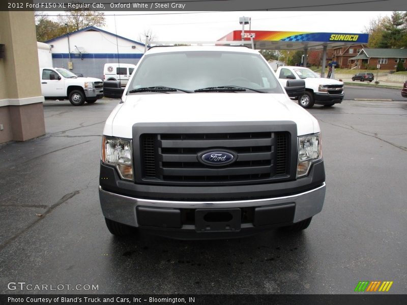 Oxford White / Steel Gray 2012 Ford F150 XL Regular Cab