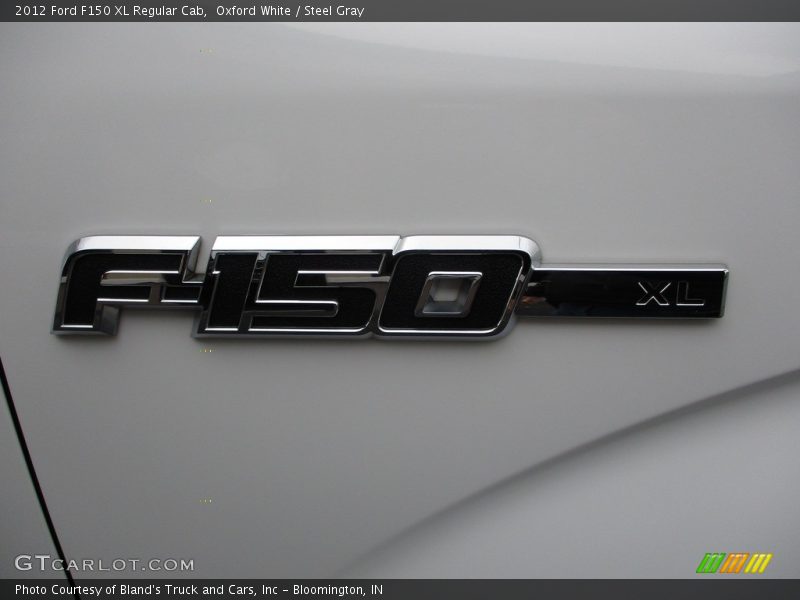 Oxford White / Steel Gray 2012 Ford F150 XL Regular Cab