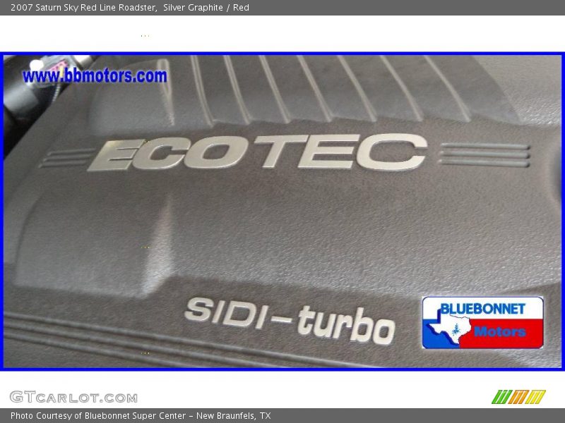 Silver Graphite / Red 2007 Saturn Sky Red Line Roadster