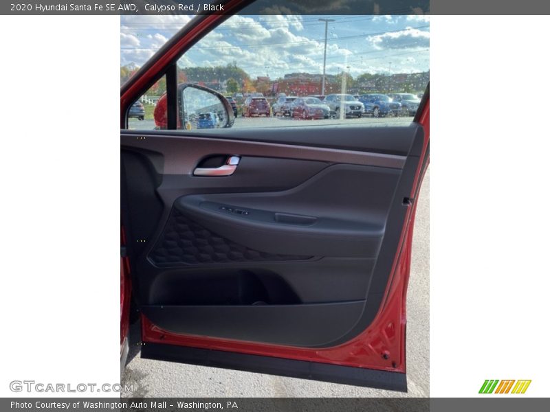 Calypso Red / Black 2020 Hyundai Santa Fe SE AWD