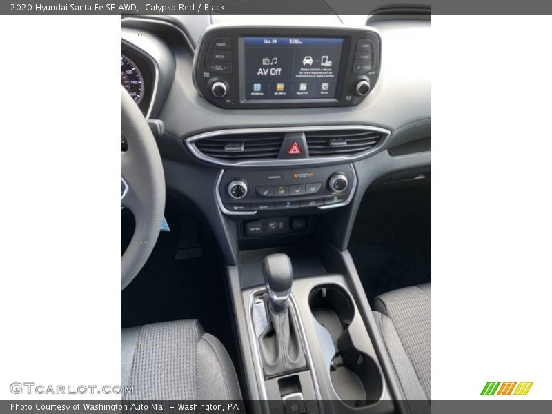 Calypso Red / Black 2020 Hyundai Santa Fe SE AWD