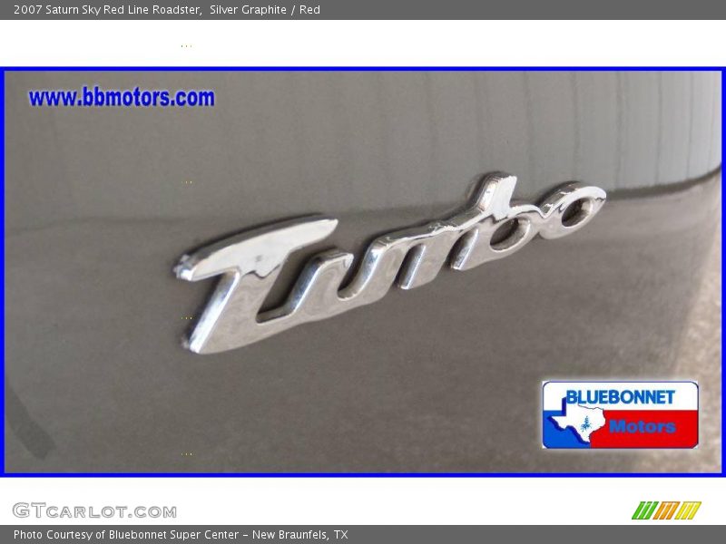 Silver Graphite / Red 2007 Saturn Sky Red Line Roadster