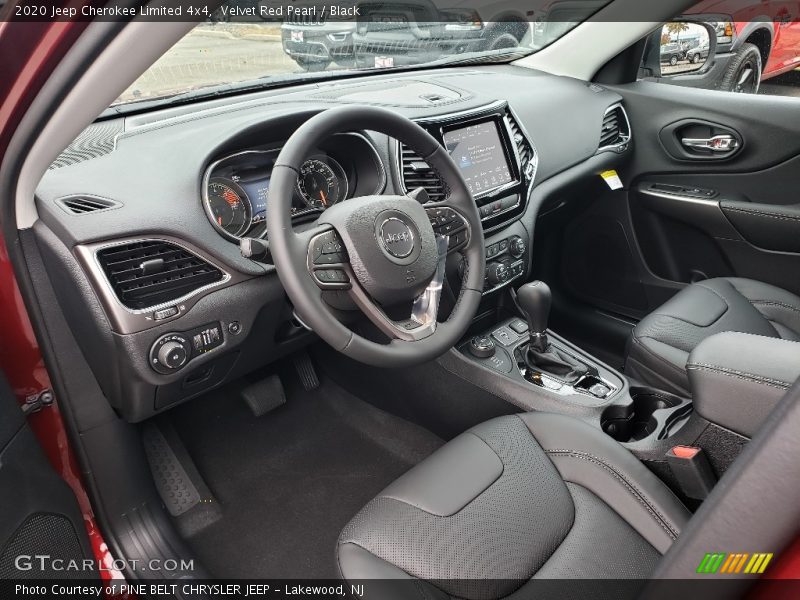 Velvet Red Pearl / Black 2020 Jeep Cherokee Limited 4x4