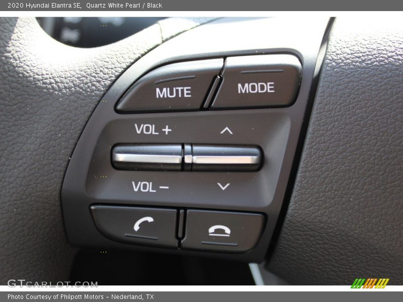 Quartz White Pearl / Black 2020 Hyundai Elantra SE