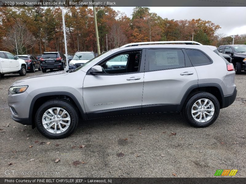 Billet Silver Metallic / Black 2020 Jeep Cherokee Latitude 4x4