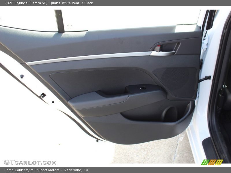 Quartz White Pearl / Black 2020 Hyundai Elantra SE