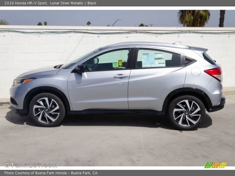 Lunar Silver Metallic / Black 2019 Honda HR-V Sport