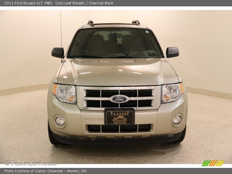 Gold Leaf Metallic / Charcoal Black 2011 Ford Escape XLT 4WD
