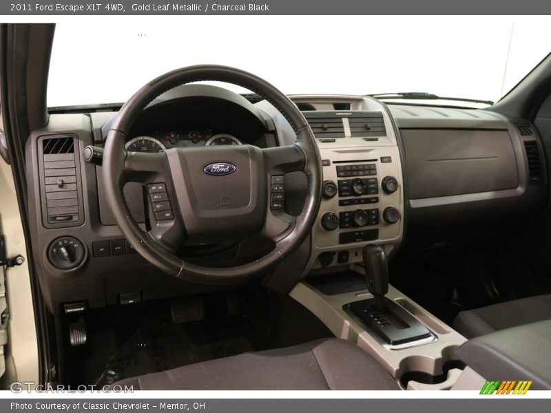 Gold Leaf Metallic / Charcoal Black 2011 Ford Escape XLT 4WD