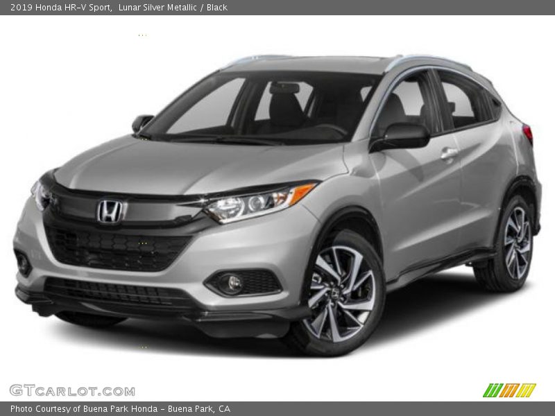 Lunar Silver Metallic / Black 2019 Honda HR-V Sport