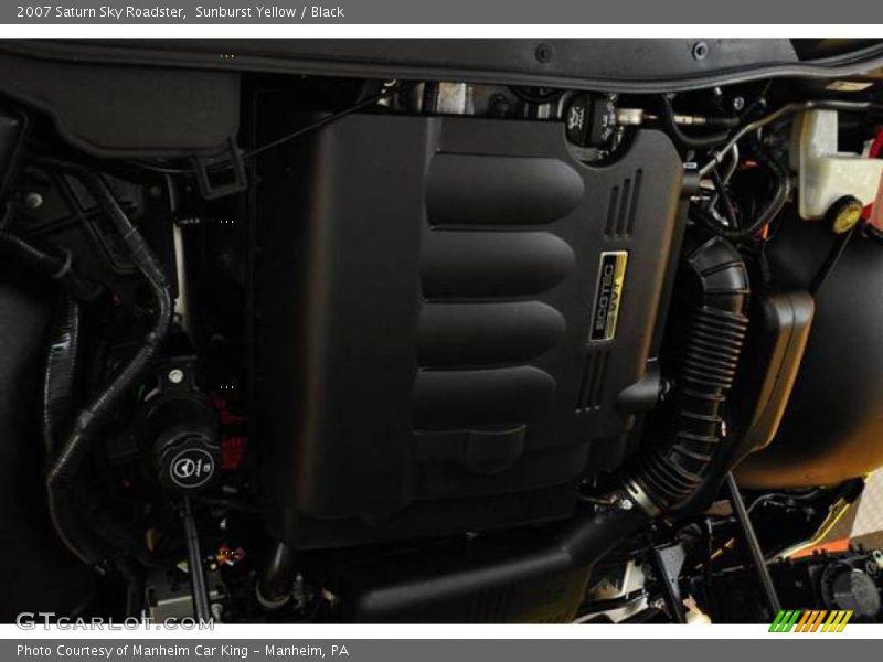 Sunburst Yellow / Black 2007 Saturn Sky Roadster
