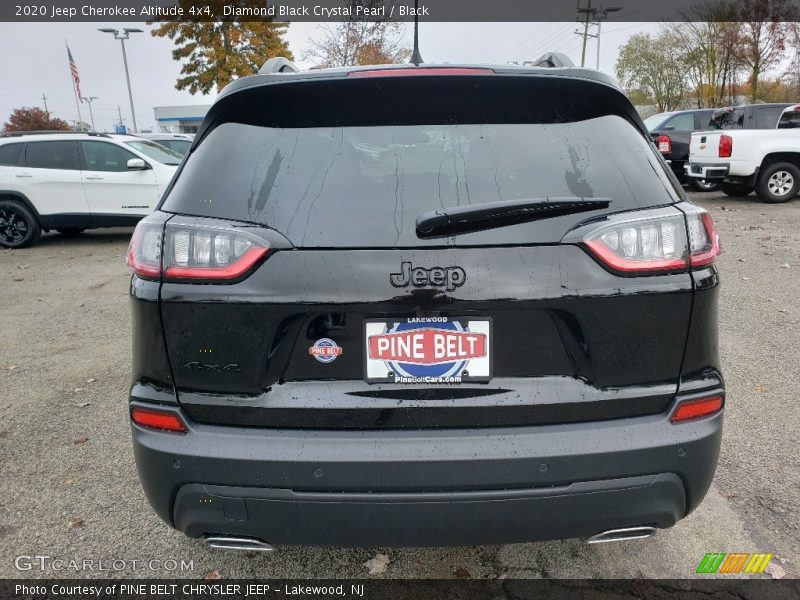 Diamond Black Crystal Pearl / Black 2020 Jeep Cherokee Altitude 4x4