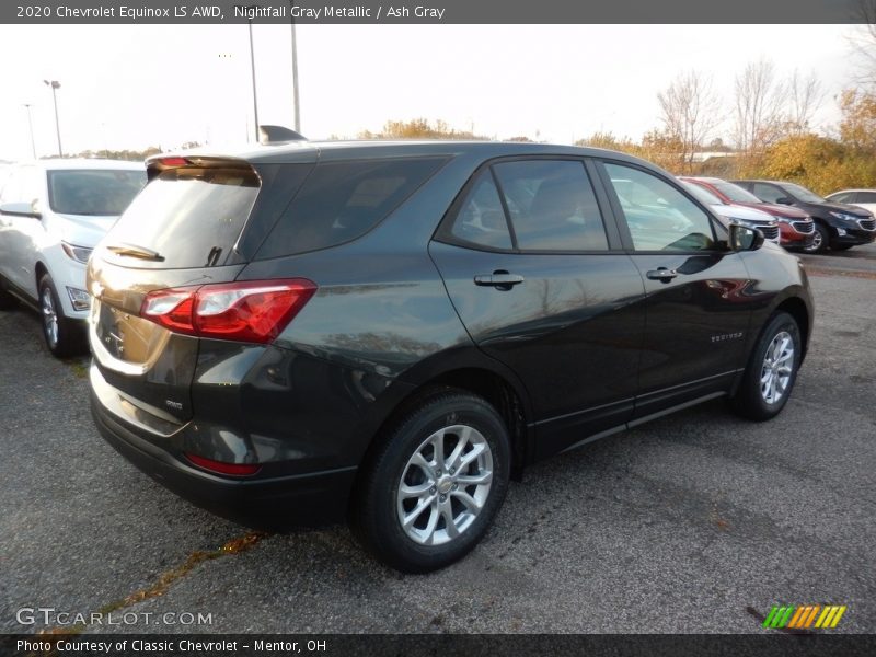 Nightfall Gray Metallic / Ash Gray 2020 Chevrolet Equinox LS AWD