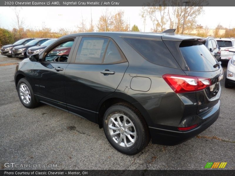 Nightfall Gray Metallic / Ash Gray 2020 Chevrolet Equinox LS AWD