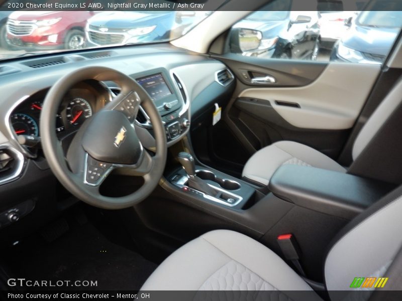Nightfall Gray Metallic / Ash Gray 2020 Chevrolet Equinox LS AWD