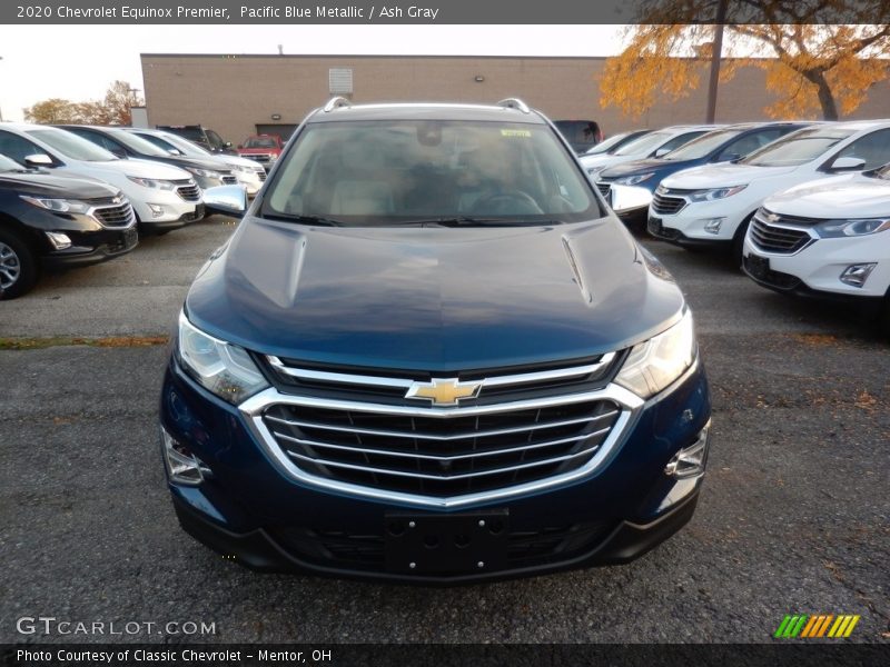 Pacific Blue Metallic / Ash Gray 2020 Chevrolet Equinox Premier