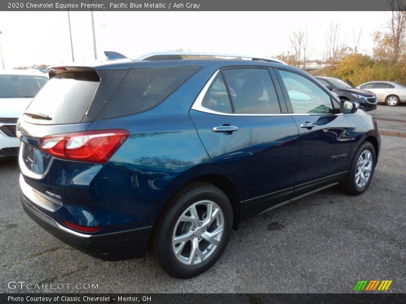 Pacific Blue Metallic / Ash Gray 2020 Chevrolet Equinox Premier