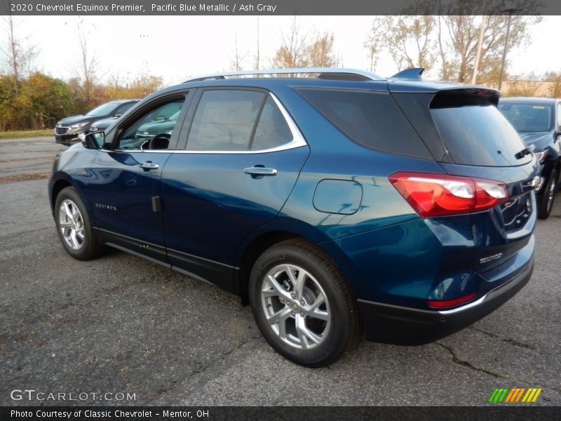 Pacific Blue Metallic / Ash Gray 2020 Chevrolet Equinox Premier