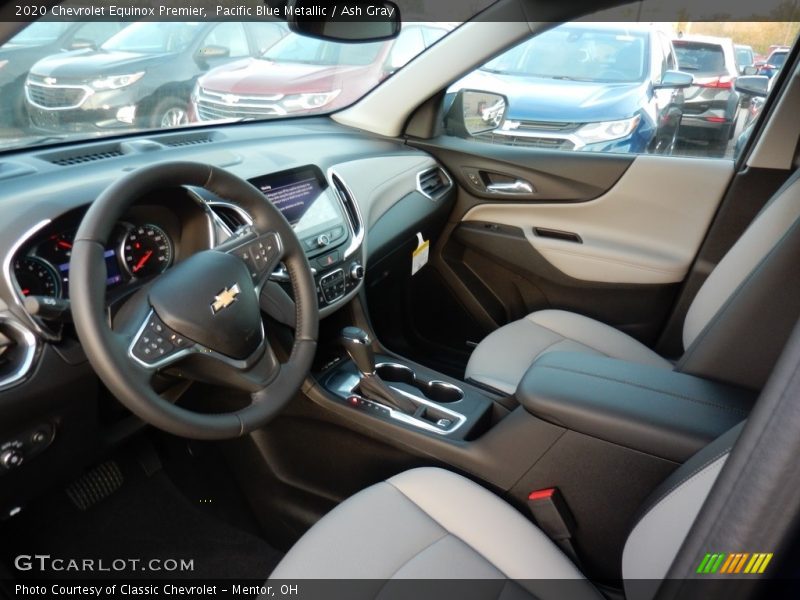 Pacific Blue Metallic / Ash Gray 2020 Chevrolet Equinox Premier