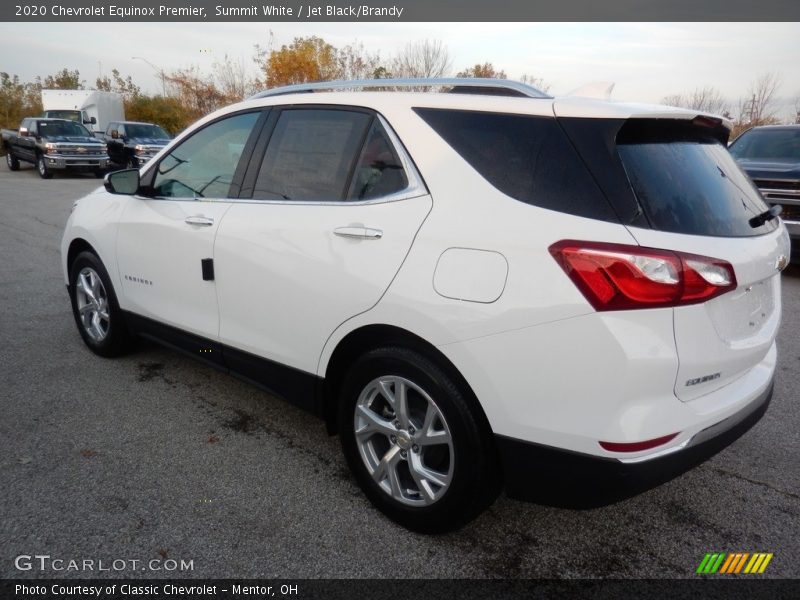 Summit White / Jet Black/Brandy 2020 Chevrolet Equinox Premier