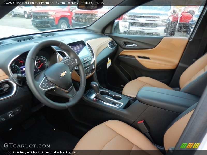 Summit White / Jet Black/Brandy 2020 Chevrolet Equinox Premier