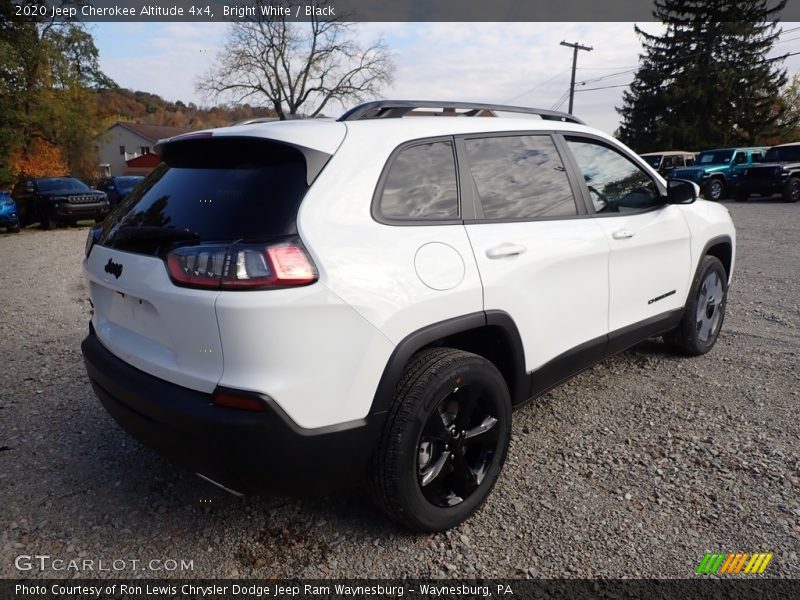 Bright White / Black 2020 Jeep Cherokee Altitude 4x4