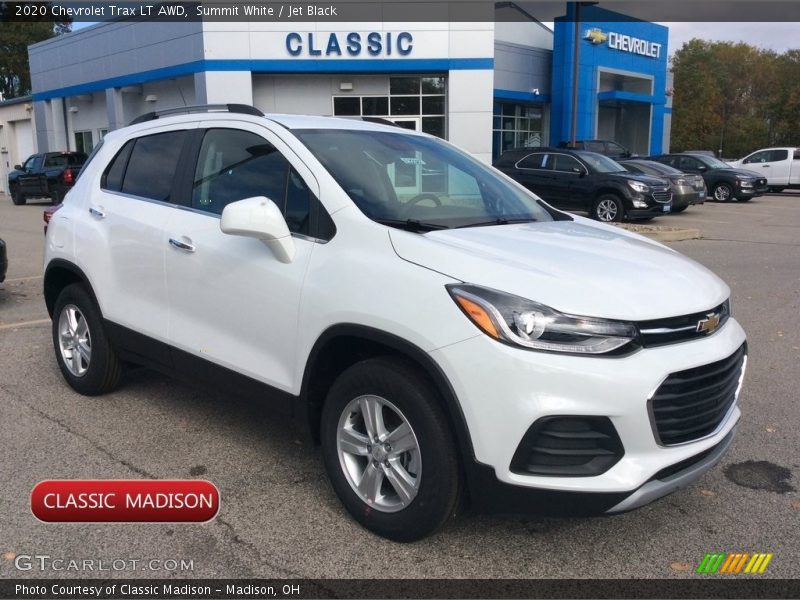 Summit White / Jet Black 2020 Chevrolet Trax LT AWD
