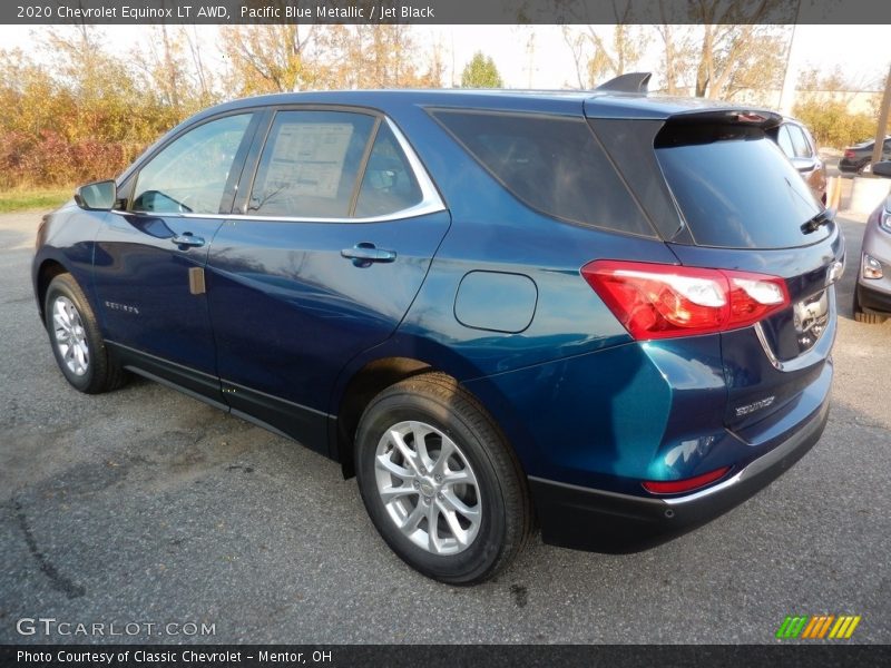 Pacific Blue Metallic / Jet Black 2020 Chevrolet Equinox LT AWD