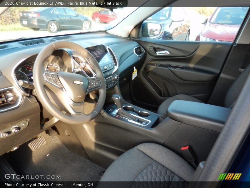 Pacific Blue Metallic / Jet Black 2020 Chevrolet Equinox LT AWD