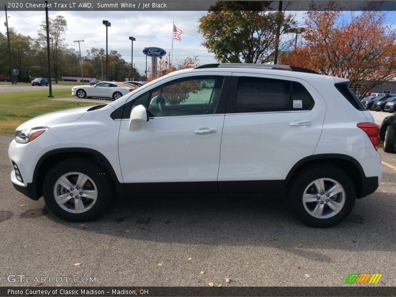 Summit White / Jet Black 2020 Chevrolet Trax LT AWD