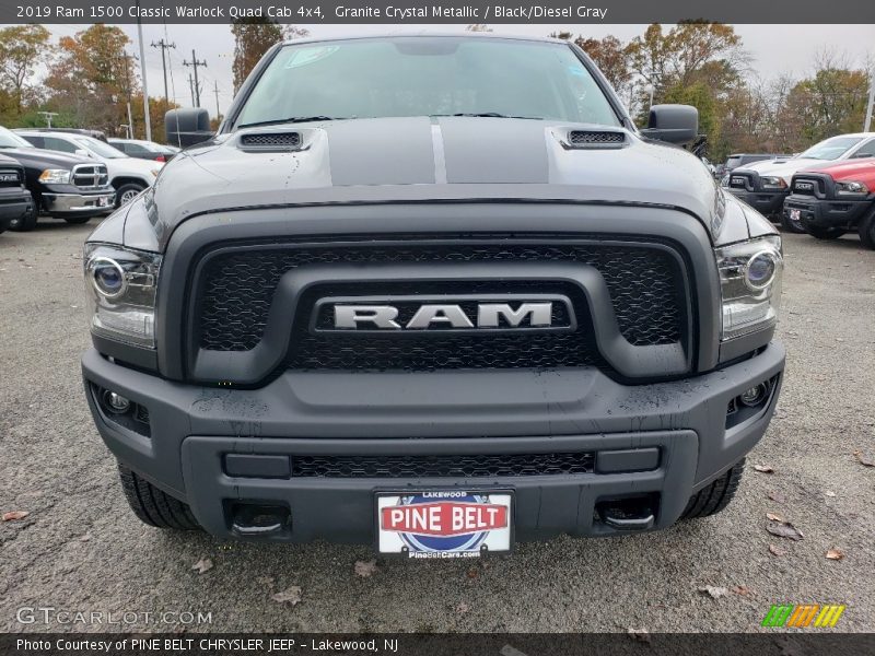 Granite Crystal Metallic / Black/Diesel Gray 2019 Ram 1500 Classic Warlock Quad Cab 4x4