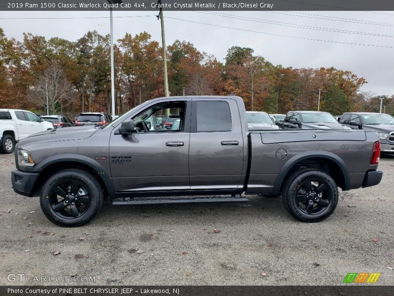  2019 1500 Classic Warlock Quad Cab 4x4 Granite Crystal Metallic