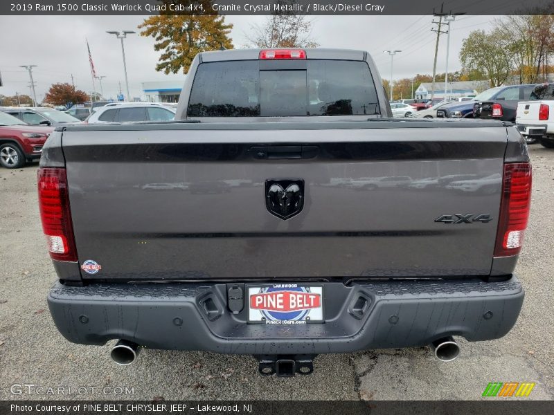 Granite Crystal Metallic / Black/Diesel Gray 2019 Ram 1500 Classic Warlock Quad Cab 4x4