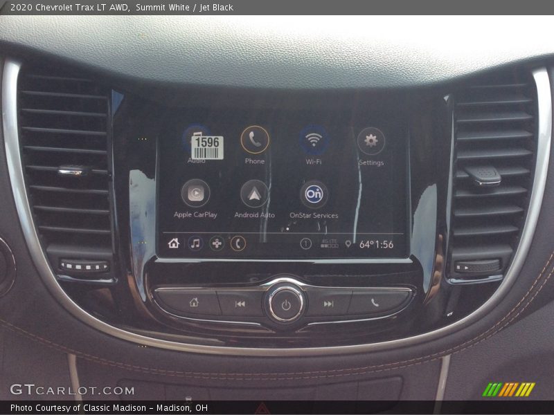 Summit White / Jet Black 2020 Chevrolet Trax LT AWD