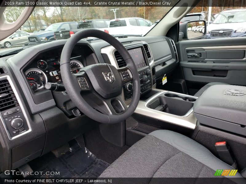 Granite Crystal Metallic / Black/Diesel Gray 2019 Ram 1500 Classic Warlock Quad Cab 4x4