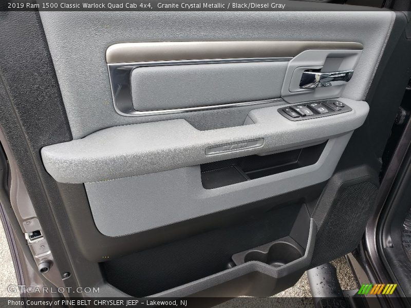 Granite Crystal Metallic / Black/Diesel Gray 2019 Ram 1500 Classic Warlock Quad Cab 4x4