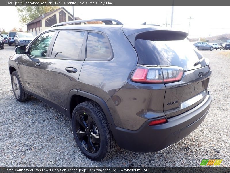 Granite Crystal Metallic / Black 2020 Jeep Cherokee Altitude 4x4