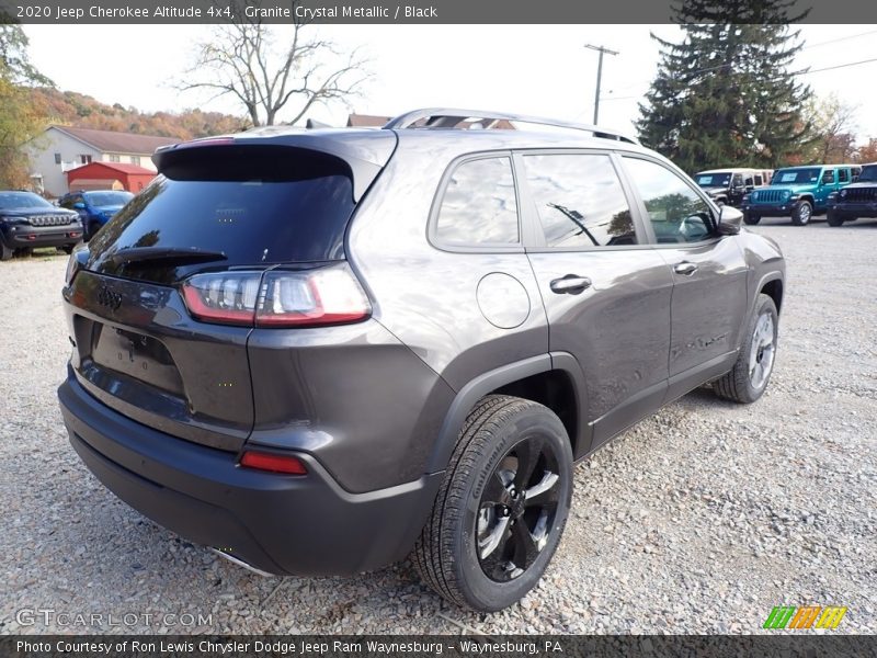 Granite Crystal Metallic / Black 2020 Jeep Cherokee Altitude 4x4