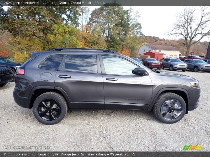 Granite Crystal Metallic / Black 2020 Jeep Cherokee Altitude 4x4