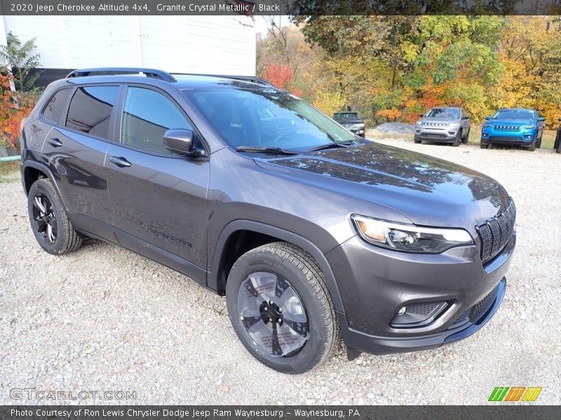 Granite Crystal Metallic / Black 2020 Jeep Cherokee Altitude 4x4