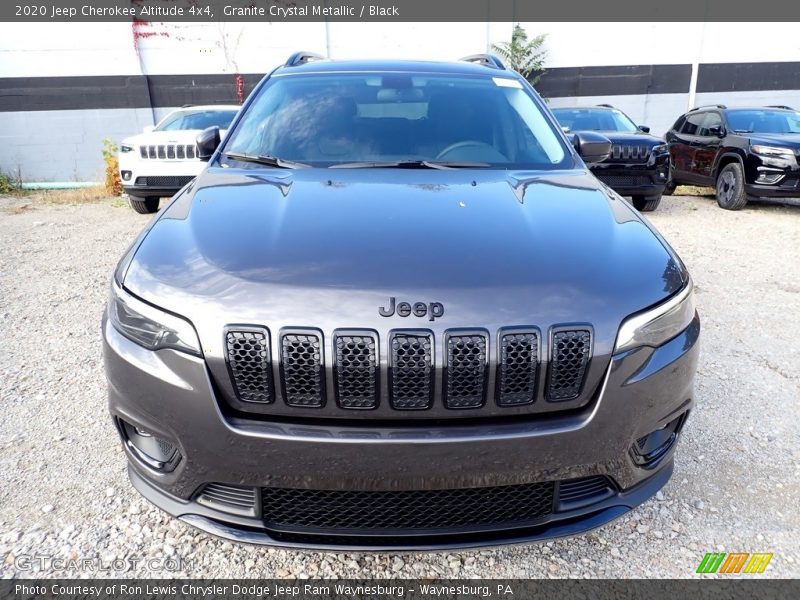 Granite Crystal Metallic / Black 2020 Jeep Cherokee Altitude 4x4