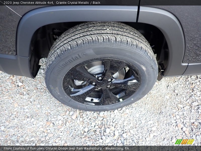 Granite Crystal Metallic / Black 2020 Jeep Cherokee Altitude 4x4