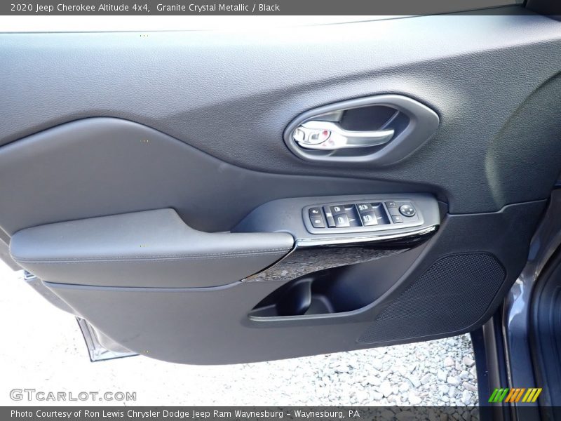 Granite Crystal Metallic / Black 2020 Jeep Cherokee Altitude 4x4