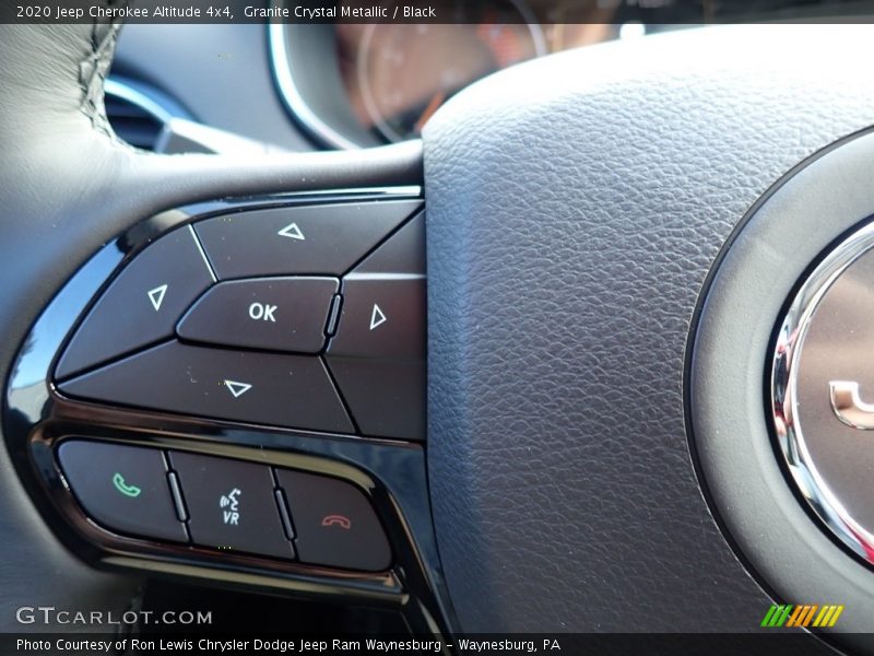 Granite Crystal Metallic / Black 2020 Jeep Cherokee Altitude 4x4