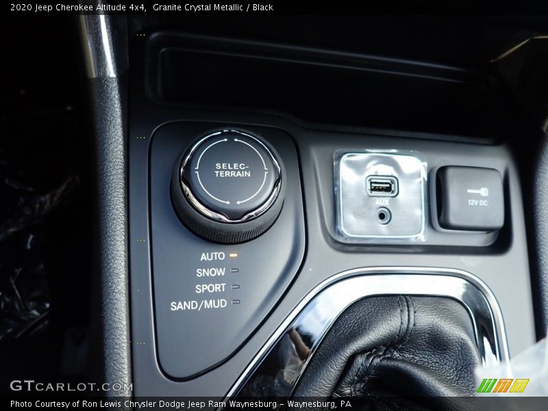 Granite Crystal Metallic / Black 2020 Jeep Cherokee Altitude 4x4
